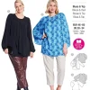 Burda Schnittmuster 5692 Damen Bluse & Top