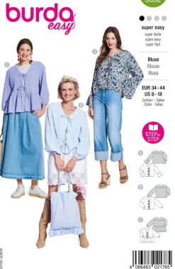 Burda Schnittmuster 5632 Damen Bluse