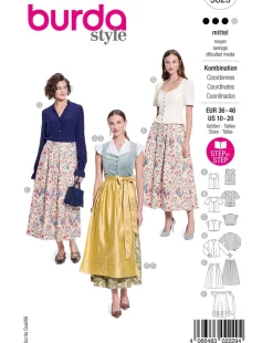 Burda Schnittmuster 5625 Damen Dirndl