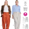 Burda Schnittmuster 5703 Damen Hose