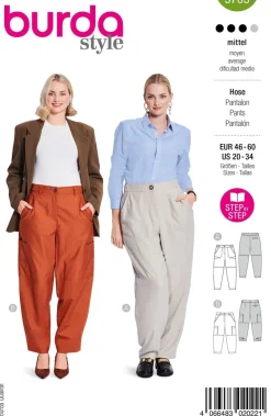 Burda Schnittmuster 5703 Damen Hose