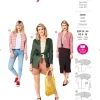 Burda Schnittmuster 6123 Damen Jacke