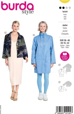 Burda Schnittmuster 5656 Damen Jacke