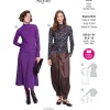 Burda Schnittmuster 5616 Damen Kleid & Shirt