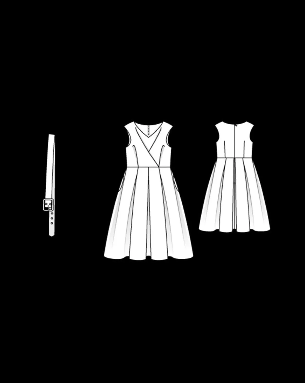 Burda Schnittmuster 5618 Damen Kleid