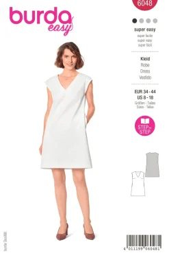Burda Schnittmuster 6048 Damen Kleid