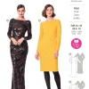 Burda Schnittmuster 6068 Damen Kleid