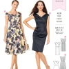 Burda Schnittmuster 6236 Damen Kleid