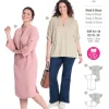Burda Schnittmuster 5934 Damen Kleid Bluse