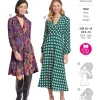 Burda Schnittmuster 5885 Damen Kleid