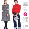 Burda Schnittmuster 5677 Damen Kleid & Shirt