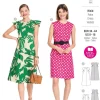 Burda Schnittmuster 5719 Damen Kleid