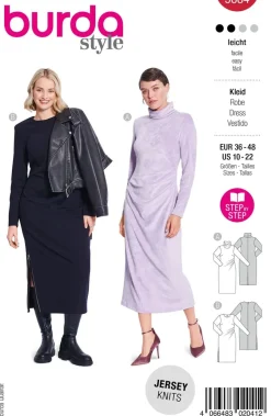 Burda Schnittmuster 5684 Damen Kleid