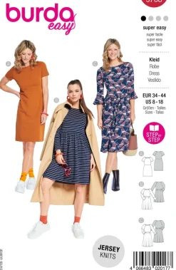 Burda Schnittmuster 5708 Damen Kleid