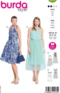 Burda Schnittmuster 5635 Damen Kleid