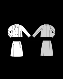 Burda Schnittmuster 5617 Damen Kostüm