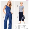 Burda Schnittmuster 6516 Damen Kombination Größe 34-46