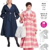 Burda Schnittmuster 5683 Damen Mantel