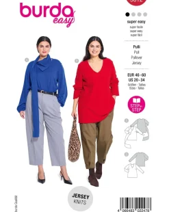 Burda Schnittmuster 5612 Damen Pullover