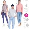 Burda Schnittmuster 5790 Damen Pulli