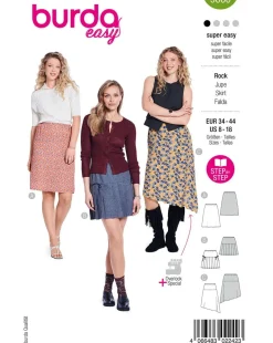 Burda Schnittmuster 5660 Damen Rock