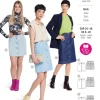 Burda Schnittmuster 5857 Damen Rock