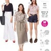 Burda Schnittmuster 5689 Damen Shirt
