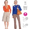Burda Schnittmuster 5674 Damen Shirt