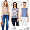Burda Schnittmuster 6525 Damen Top Größe 34-46