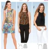 Burda Schnittmuster 6541 Damen young Top und Kleid Größe 32-44