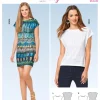 Burda Schnittmuster 6540 Damen young Top und Kleid Größe 32-46
