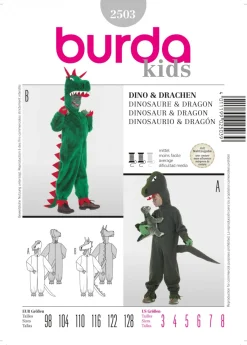 BurdaSchnittmuster2503Drache + Dino