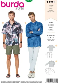 Burda Schnittmuster 6349 Hemd