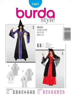 BurdaSchnittmuster 2405 Hexe