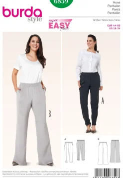 BurdaSchnittmuster6859Hose