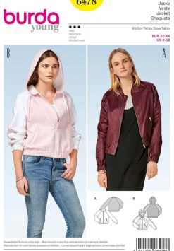 Burda Schnittmuster 6478 Jacke