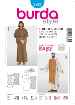 BurdaSchnittmuster2822Kaftan