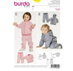 Burda Schnittmuster 9349 Kids Jacke & Hose