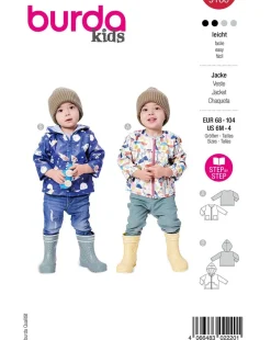 Burda Schnittmuster 9188 Kinder Jacke