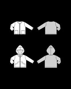 Burda Schnittmuster 9188 Kinder Jacke