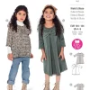 Burda Schnittmuster 9252 Kinder Kleid & Bluse