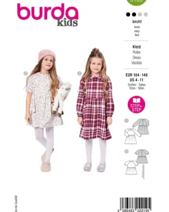 Burda Schnittmuster 9189 Kinder Kleid