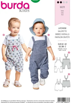 Burda Schnittmuster 9337 Kinder Latzhose