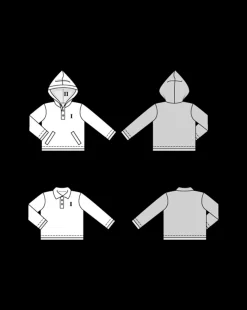 Burda Schnittmuster 9185 Kinder Pullover