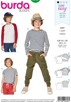 Burda Schnittmuster 9346 Kinder Shirt