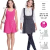 Burda Schnittmuster 9198 Kinder Teenager Kleid
