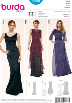 BurdaSchnittmuster6866Kleid