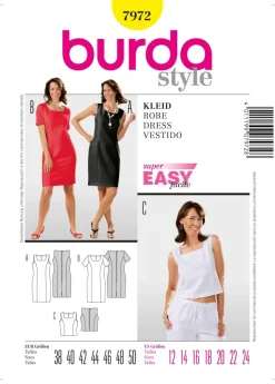 Burda Schnittmuster 7972 Kleid