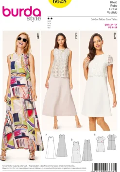 Burda Schnittmuster 6628 Kleid