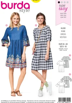 Burda Schnittmuster 6401 Kleid